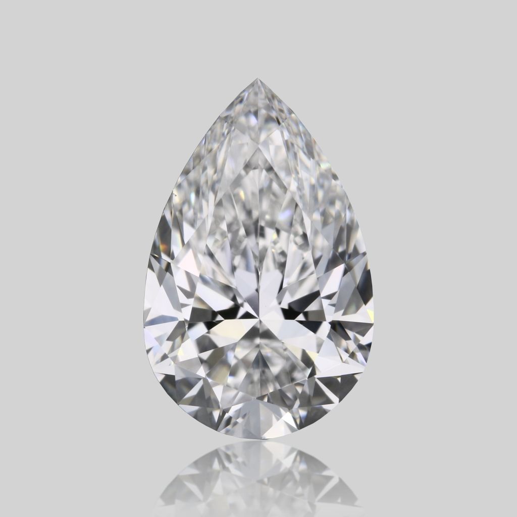 Pear Natural Diamond 0.81ct E VS1