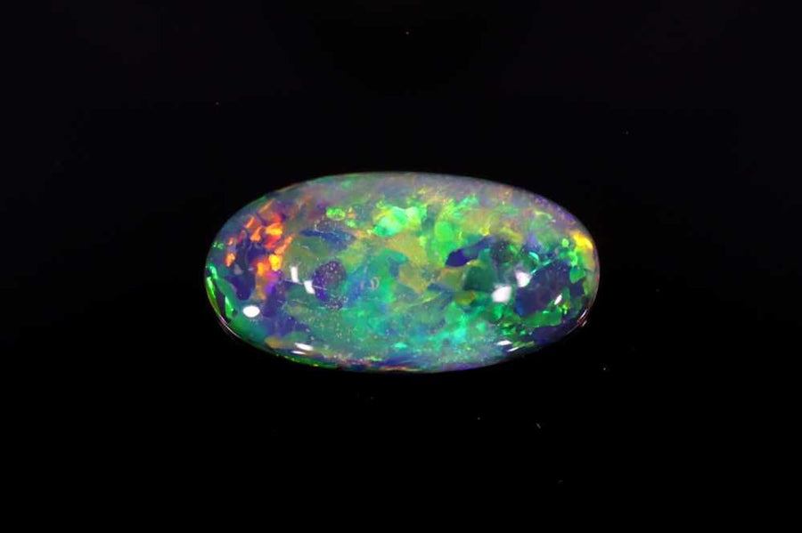 Oval Multi_color Opal 1.13ct loose gemstone