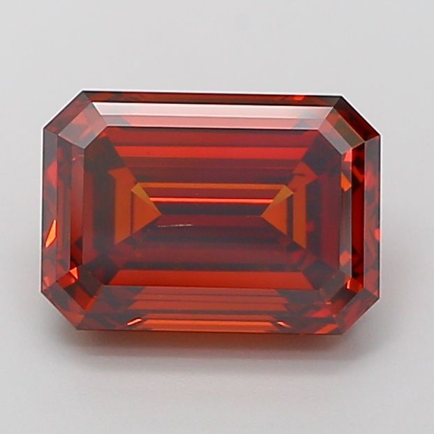 Emerald Fancy Vivid Orange Lab-grown Diamond 4.02ct VS2 loose diamond