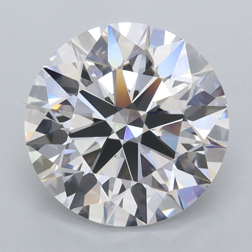 Round Lab-Grown Diamond 3.22ct D FL