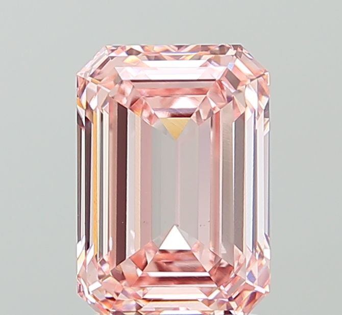 Emerald Fancy Intense Pink Lab-grown Diamond 2.54ct VVS2 loose diamond