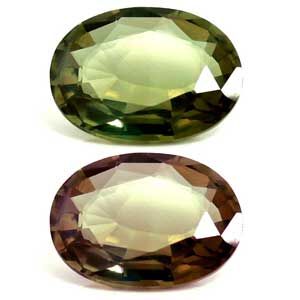 Oval Green Alexandrite 0.57ct loose gemstone