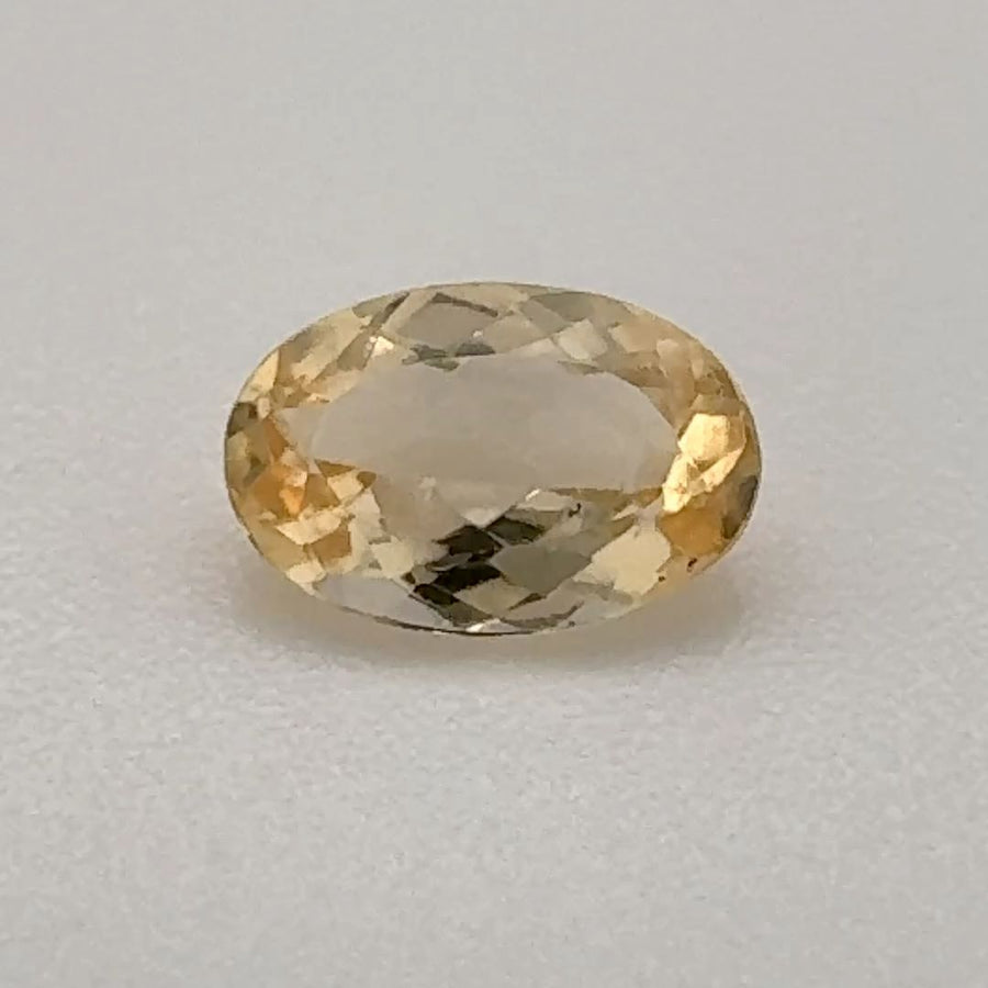 Oval Yellow Topaz 0.59ct loose gemstone