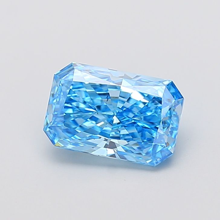 Radiant Fancy Vivid Blue Lab-grown Diamond 2.01ct VS2 loose diamond