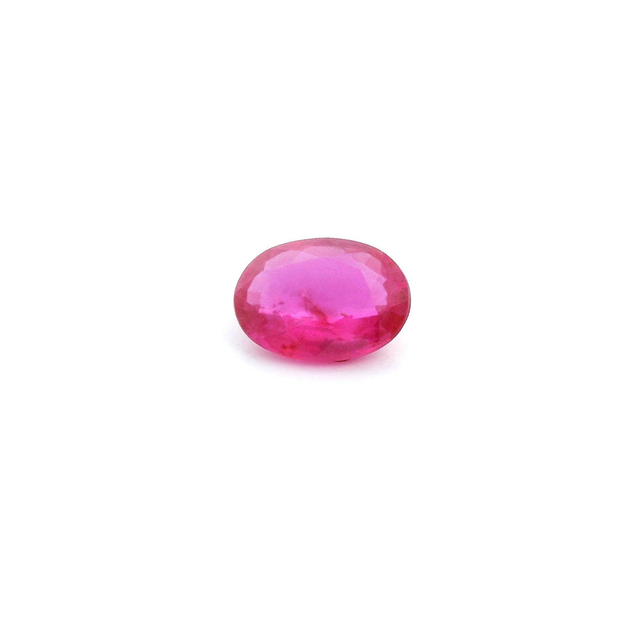 Oval Red Ruby 0.88ct loose gemstone