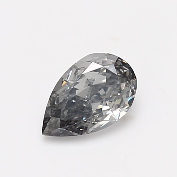 Pear Fancy Dark Gray Natural Diamond 0.61ct SI1 loose diamond