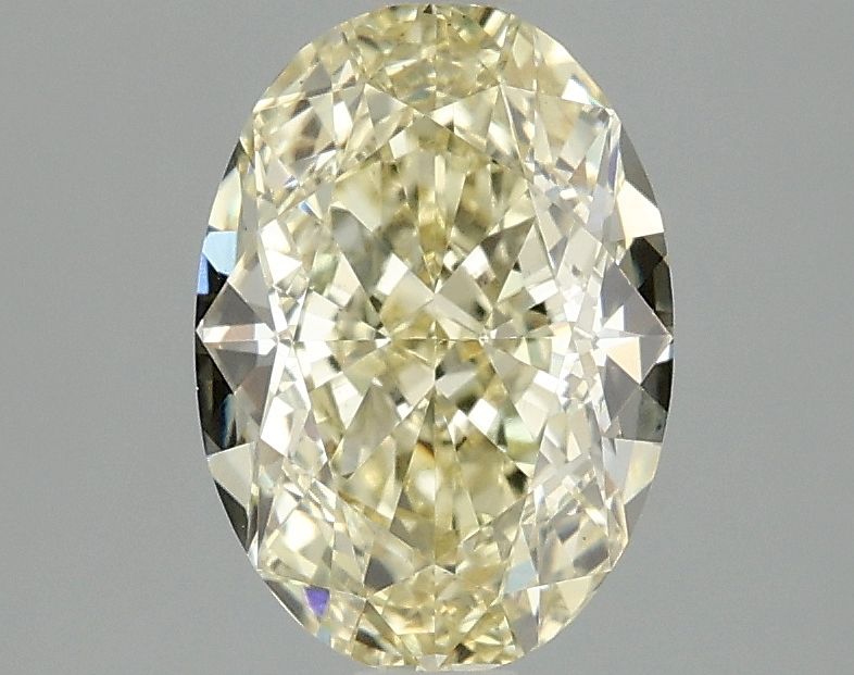Oval Fancy Intense Yellow Lab-grown Diamond 2.09ct VS1 loose diamond
