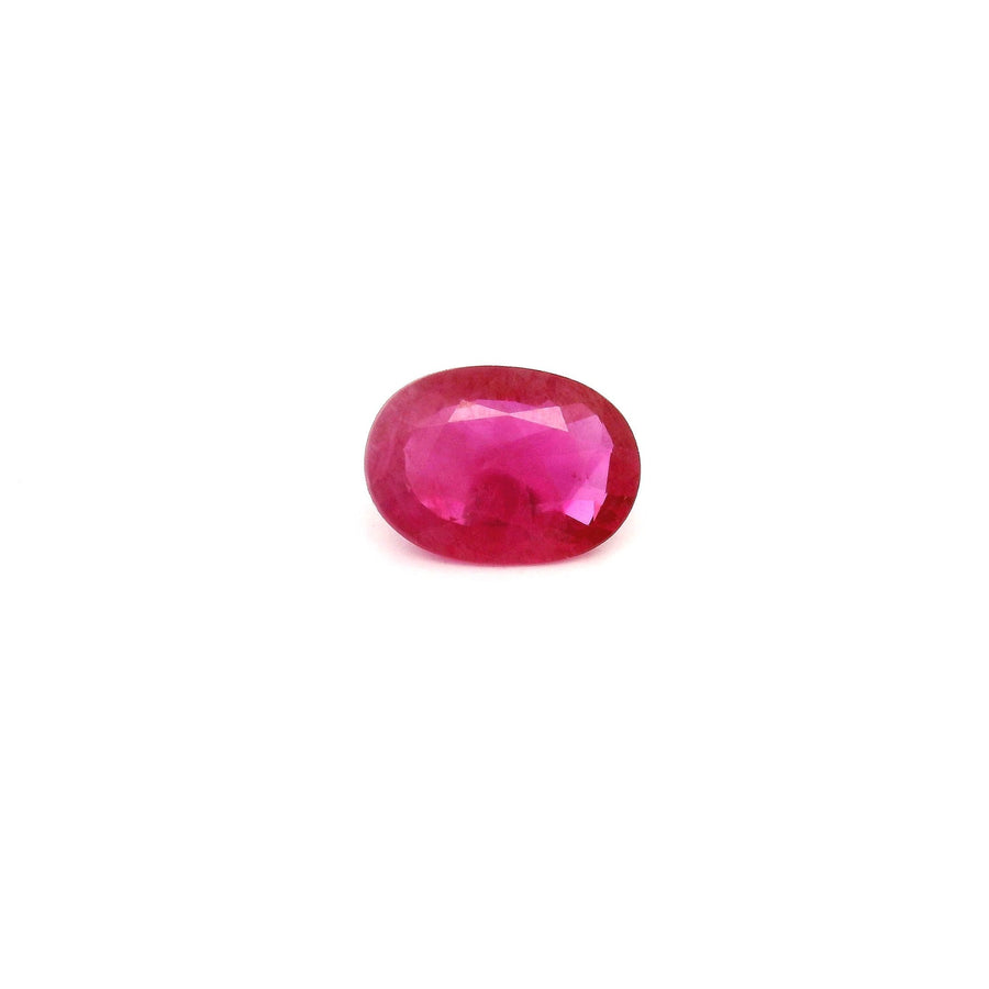 Oval Red Ruby 0.79ct loose gemstone