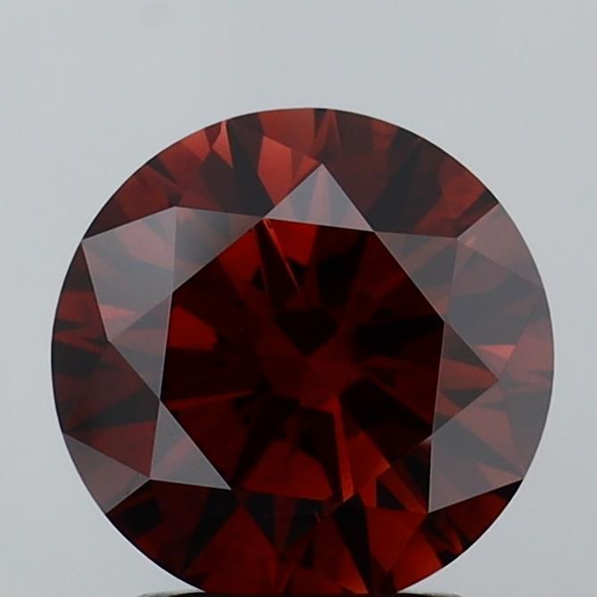 Round Fancy Orangey Brown Lab-grown Diamond 2.05ct VS1 loose diamond