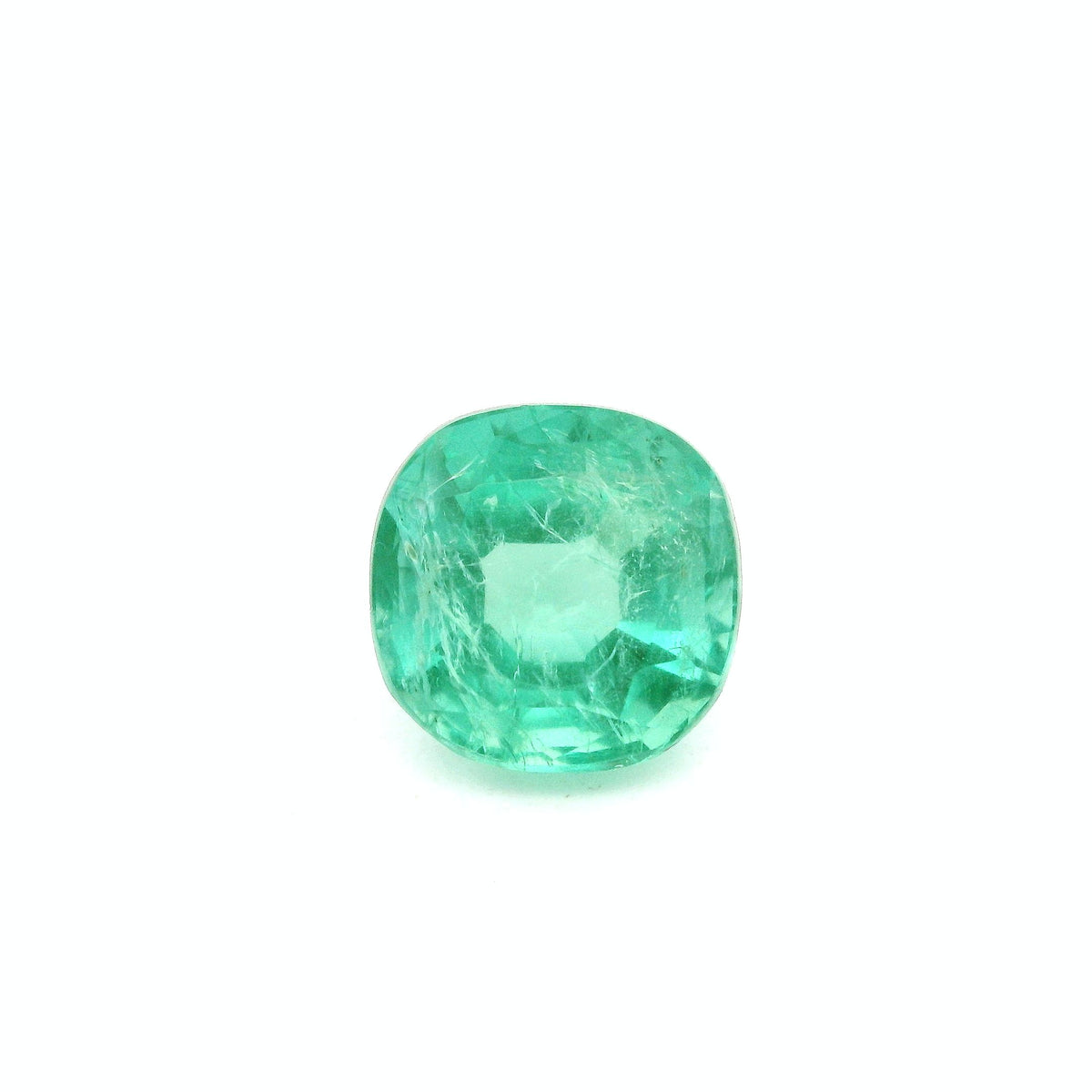 Cushion Green Emerald 3.25ct loose gemstone