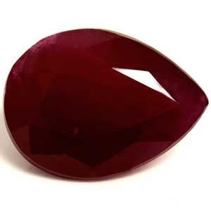 Pear Red Ruby 2.24ct loose gemstone