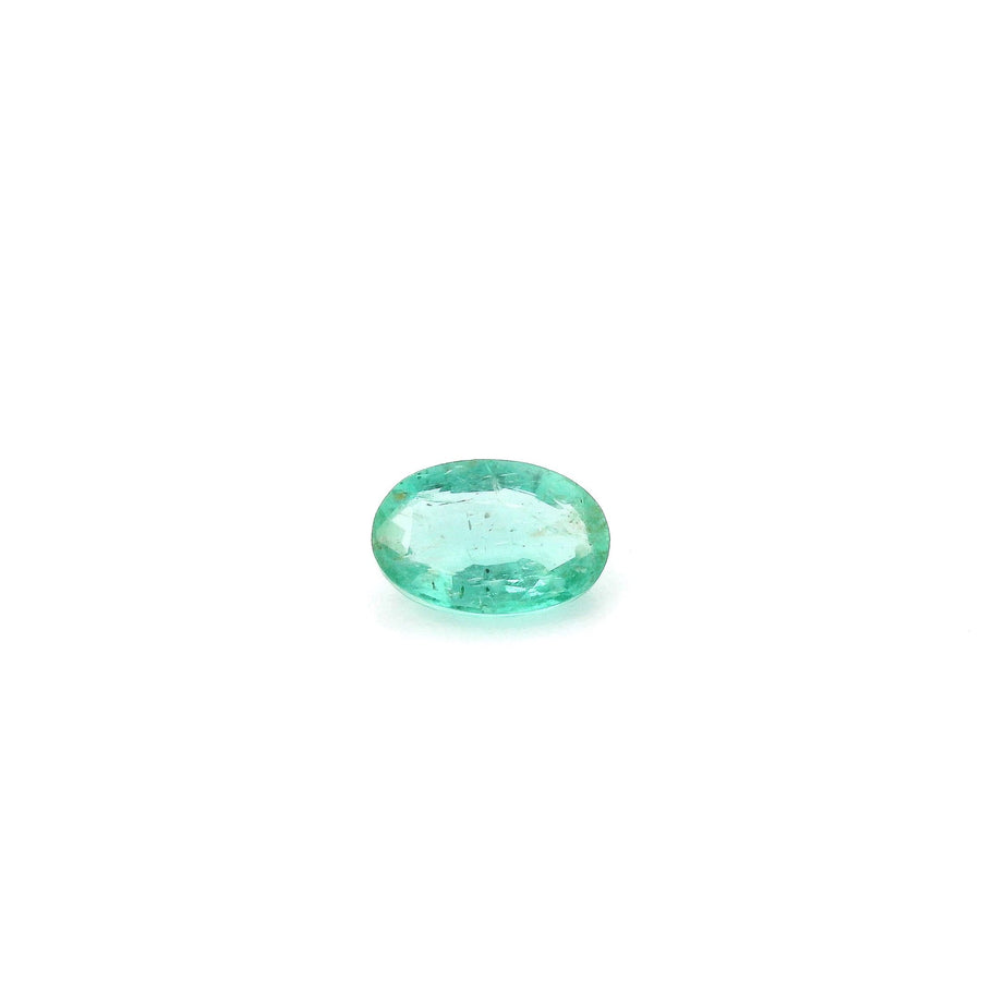 Oval Green Emerald 0.46ct loose gemstone