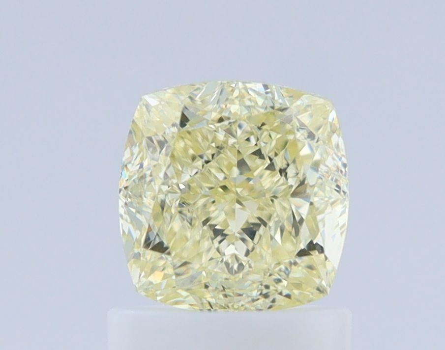Cushion Fancy Light Yellow Natural Diamond 1.21ct VVS2 loose diamond