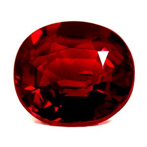 Oval Red Ruby 1.05ct loose gemstone
