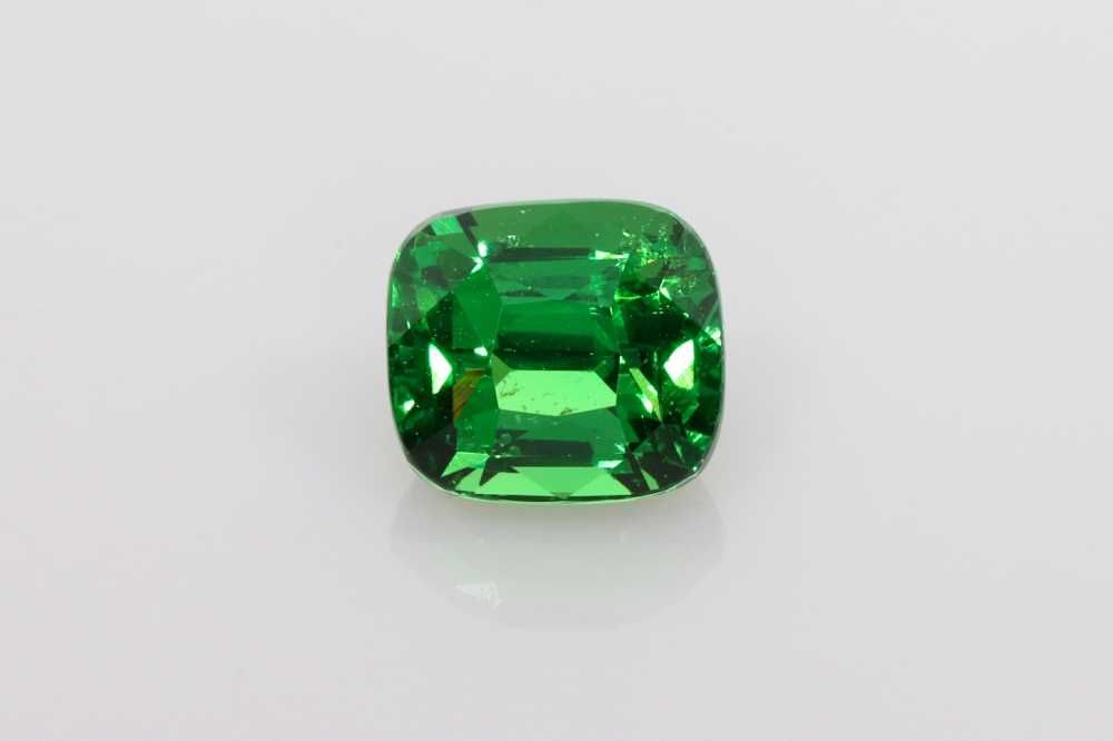 Cushion Green Garnet 1.63ct loose gemstone