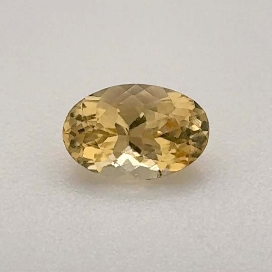 Oval Yellow Topaz 0.55ct loose gemstone
