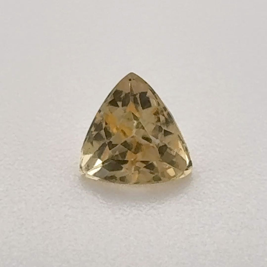 Trilliant Yellow Topaz 0.58ct loose gemstone