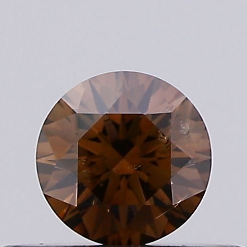 Round Fancy Brown Natural Diamond 0.29ct SI1 loose diamond