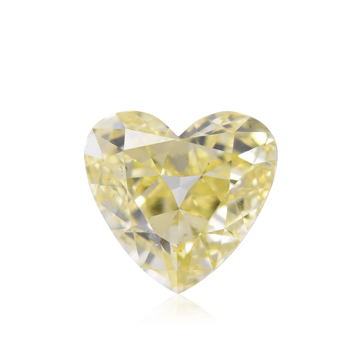Heart Fancy Yellow Natural Diamond 1.18ct SI1 loose diamond