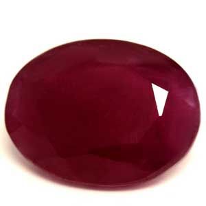 Oval Red Ruby 1.57ct loose gemstone