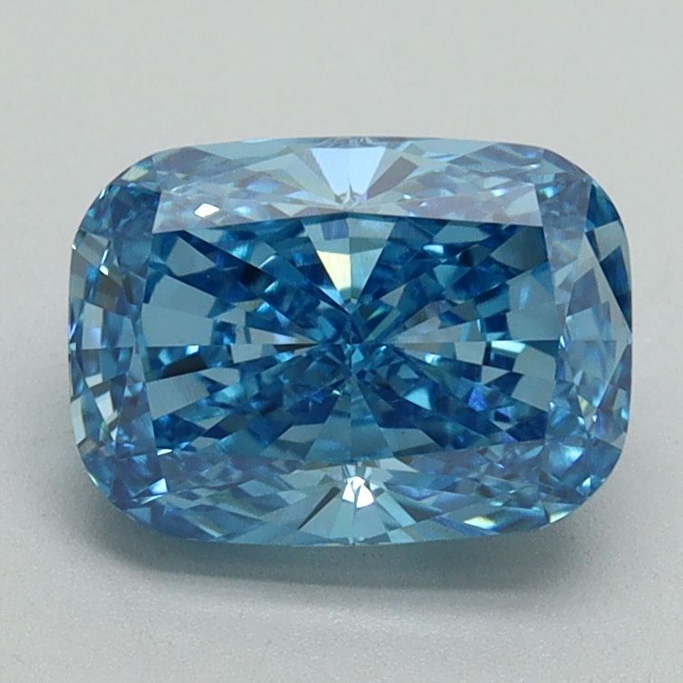 Cushion Fancy Vivid Blue Lab-grown Diamond 1.75ct VVS2 loose diamond