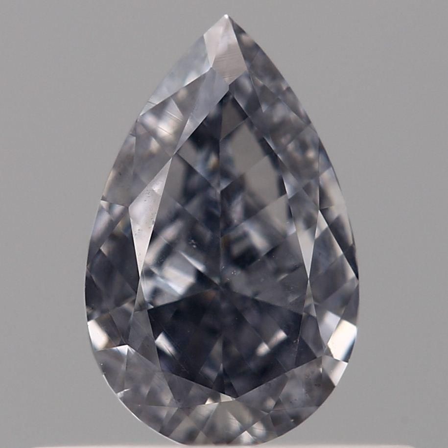 Pear Fancy Gray Violet Natural Diamond 0.37ct VS2 loose diamond
