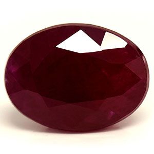 Oval Red Ruby 3.33ct loose gemstone