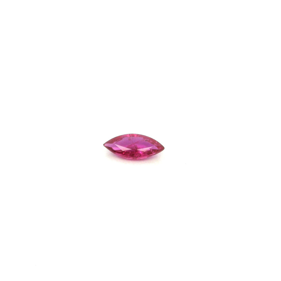 Marquise Red Ruby 0.25ct loose gemstone