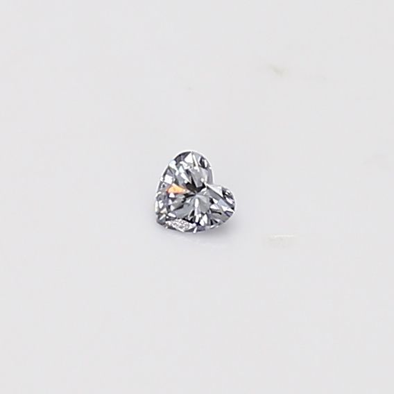 Heart Fancy Light Gray Natural Diamond 0.04ct loose diamond