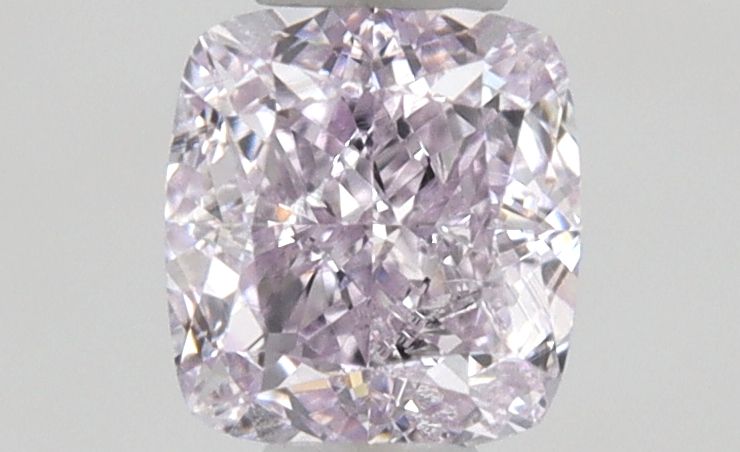 Cushion Fancy Light Pinkish Purple Natural Diamond 0.3ct SI2 loose diamond