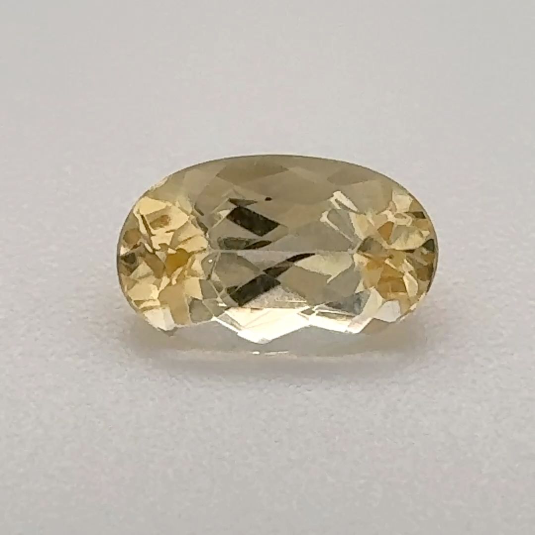 Oval Yellow Topaz 0.81ct loose gemstone