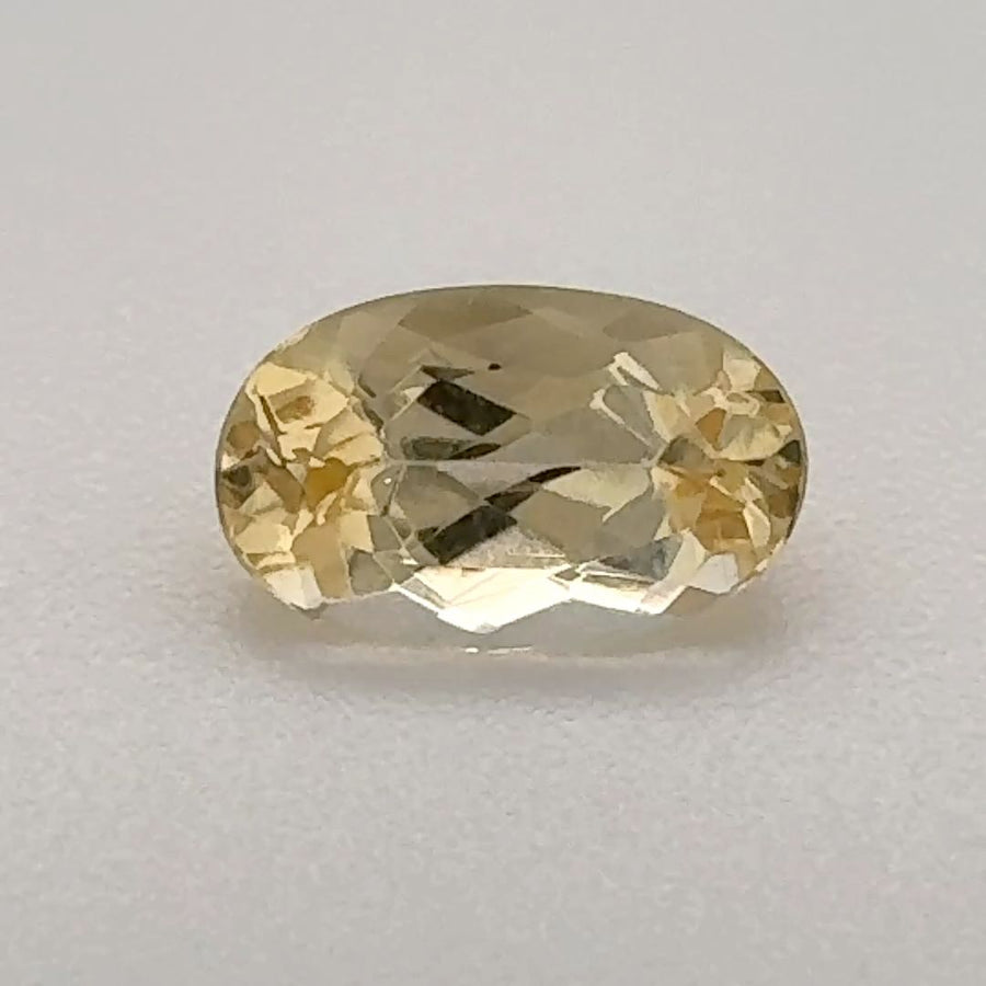 Oval Yellow Topaz 0.81ct loose gemstone