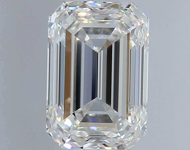 Emerald Natural Diamond 0.72ct H FL