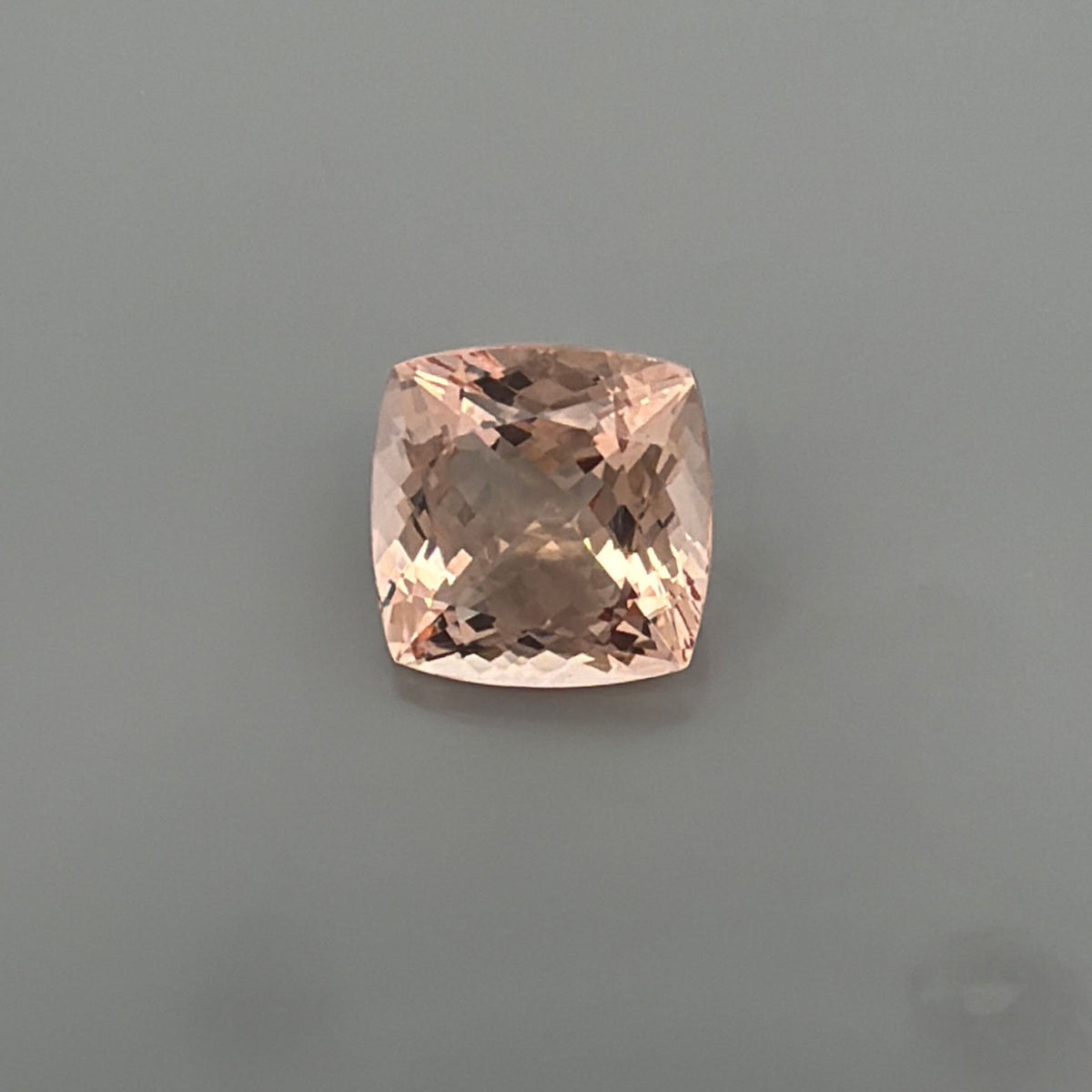 Cushion Pink Morganite 5.11ct loose gemstone