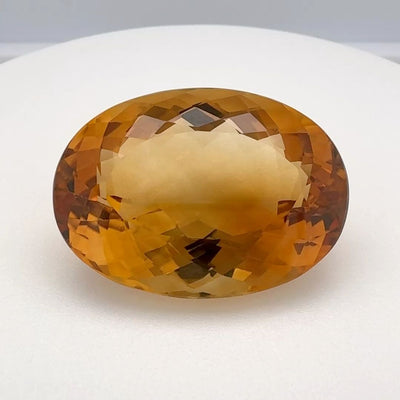 Oval Orange Citrine 21.29ct loose gemstone