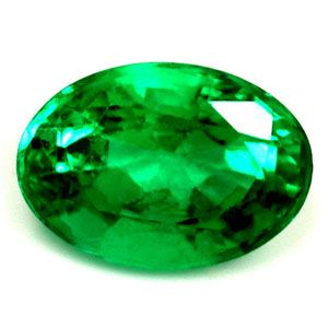 Oval Green Emerald 0.89ct loose gemstone