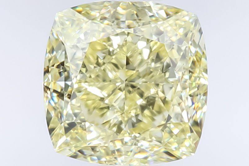 Cushion Fancy Yellow Natural Diamond 1.71ct VS1 loose diamond