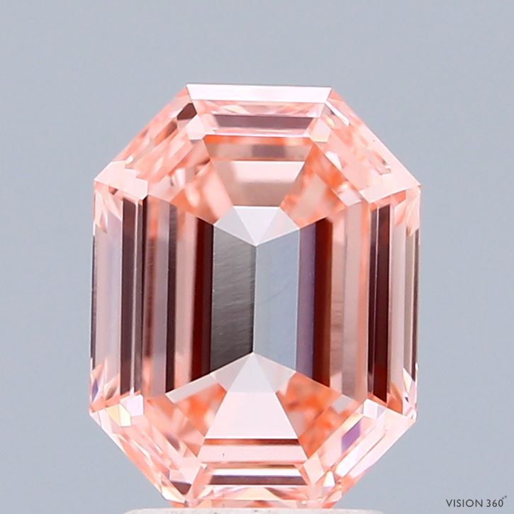 Octagonal Fancy Intense Pink Lab-grown Diamond 2.24ct VS1 loose diamond