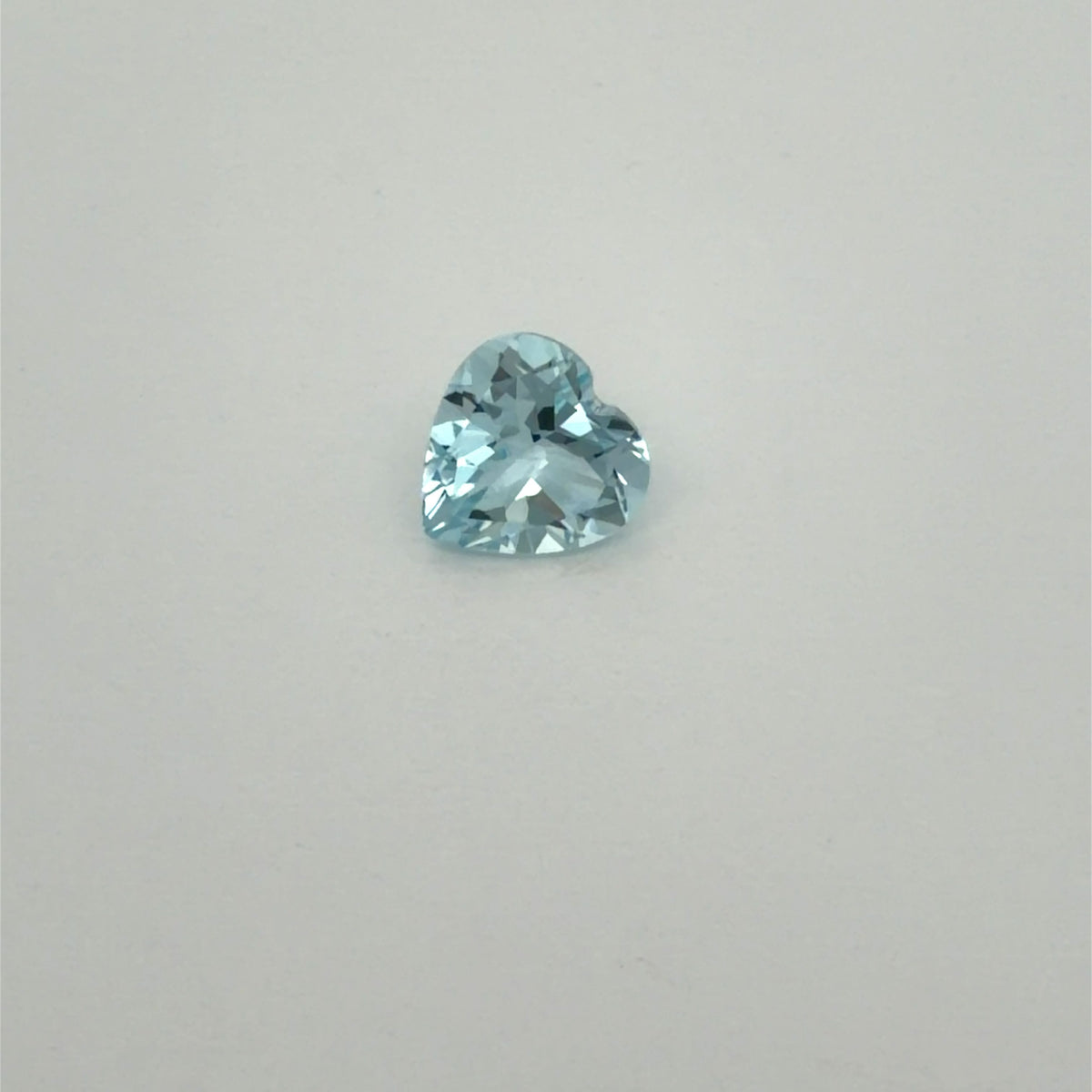 Heart Blue Aquamarine 1.52ct loose gemstone