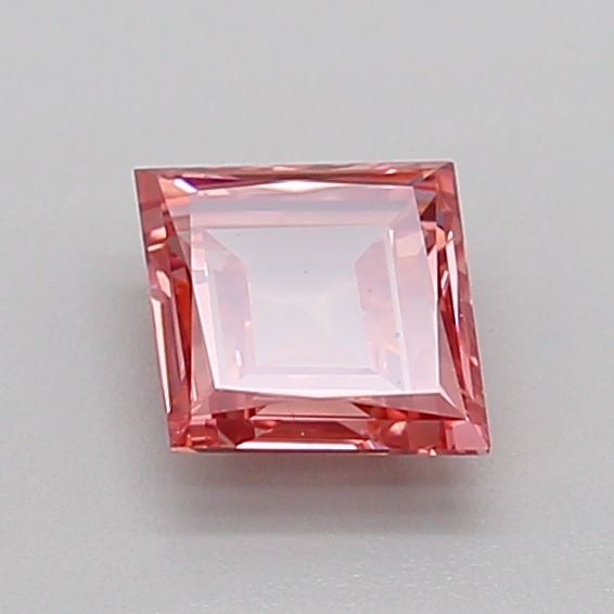 Lozenge Fancy Intense Pink Lab-grown Diamond 0.63ct VS2 loose diamond