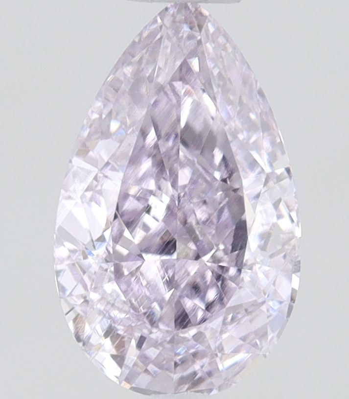 Pear Fancy Pinkish Purple Natural Diamond 0.45ct VS2 loose diamond