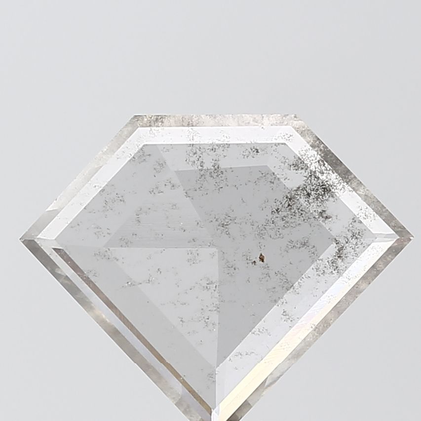 Shield Salt And Pepper Lab-grown Diamond 1.88ct I2 loose diamond