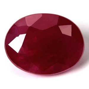 Oval Red Ruby 2.54ct loose gemstone