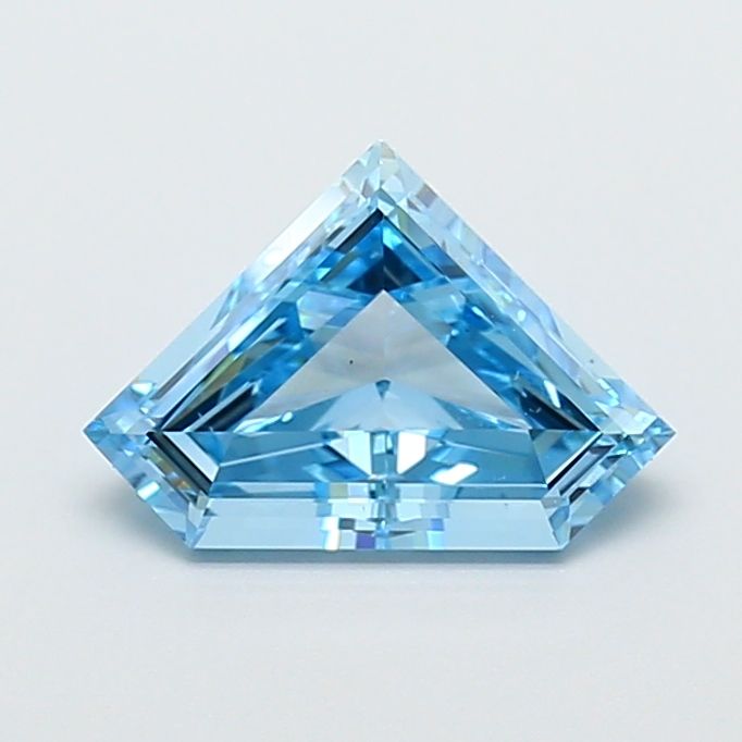 Pentagonal Fancy Vivid Blue Lab-grown Diamond 2.03ct VS1 loose diamond