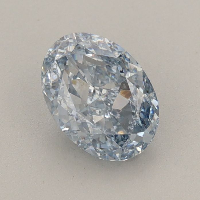 Oval Fancy Intense Blue Lab-grown Diamond 0.93ct VVS2 loose diamond