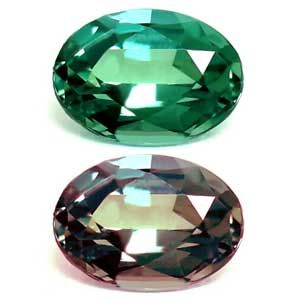Oval Green Alexandrite 0.15ct loose gemstone