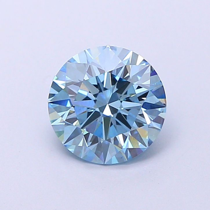 Round Fancy Vivid Blue Lab-grown Diamond 1.71ct VS1 loose diamond