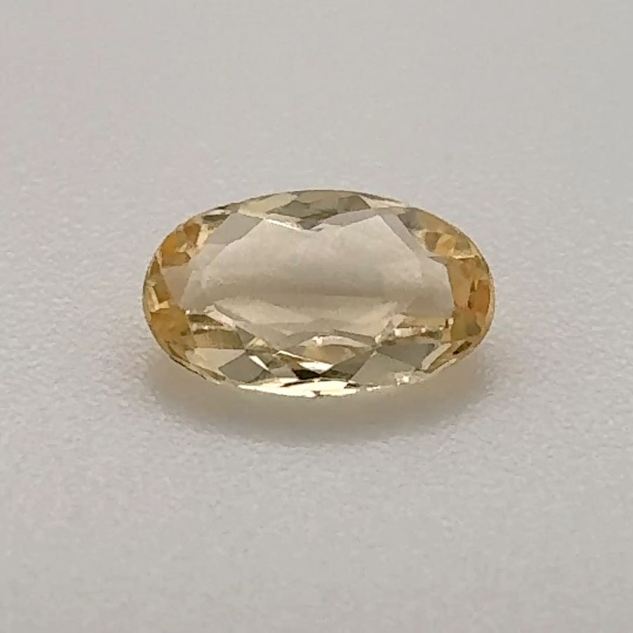 Oval Yellow Topaz 0.545ct loose gemstone