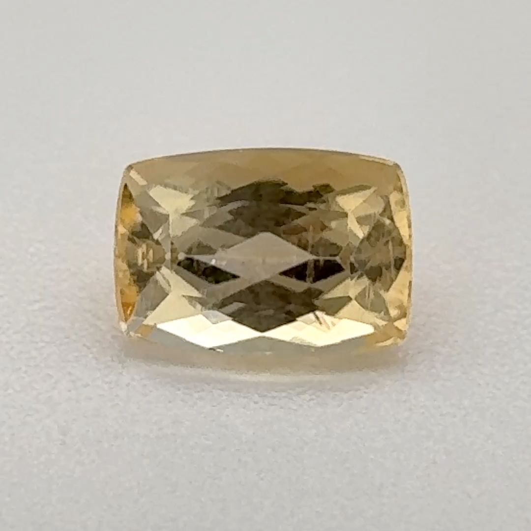 Cushion Yellow Topaz 0.95ct loose gemstone