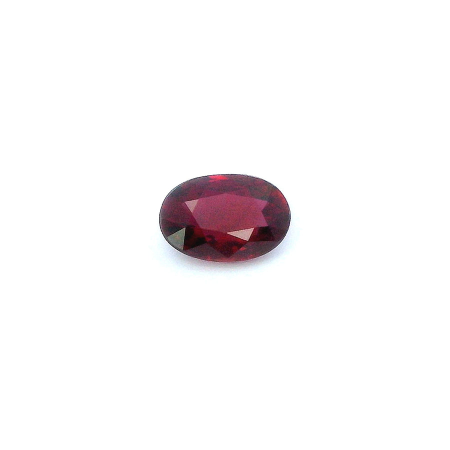 Oval Red Ruby 0.73ct loose gemstone